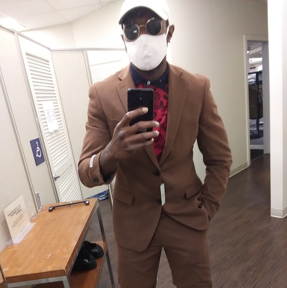 1st Style: Tan Alfano Suit - Picture 1 of 2